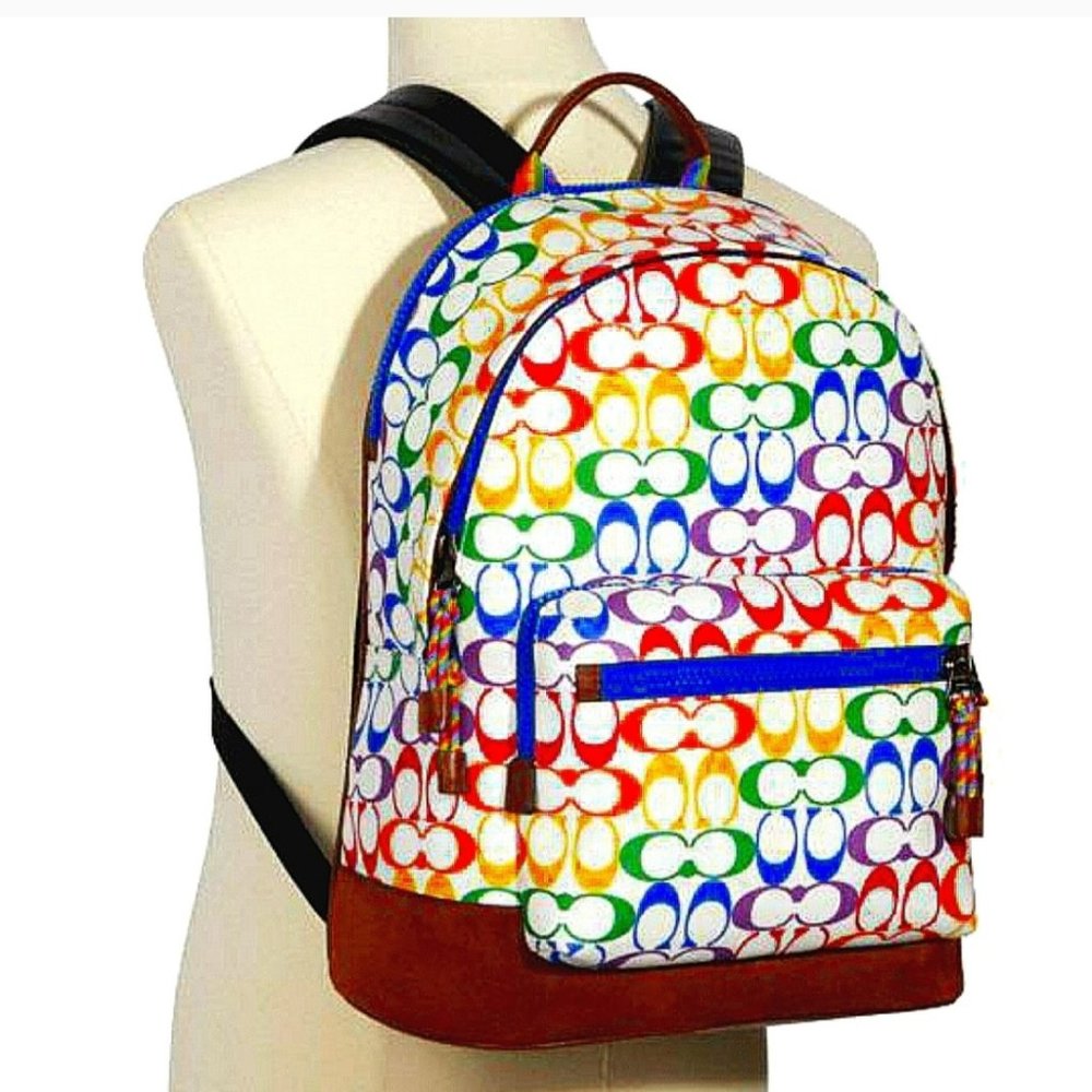 Limited edition LGBTQ Coach Pride backpack